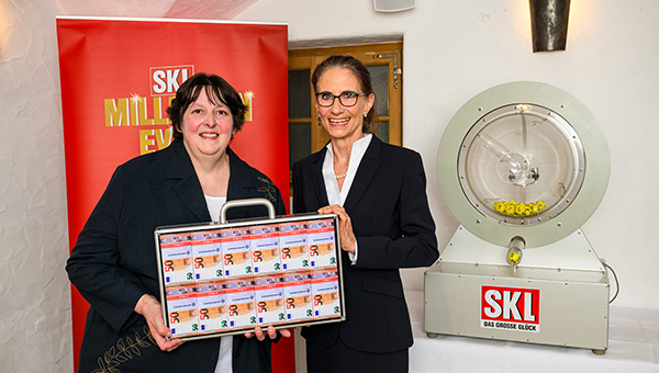 Gewinnerin des SKL Millionen-Events